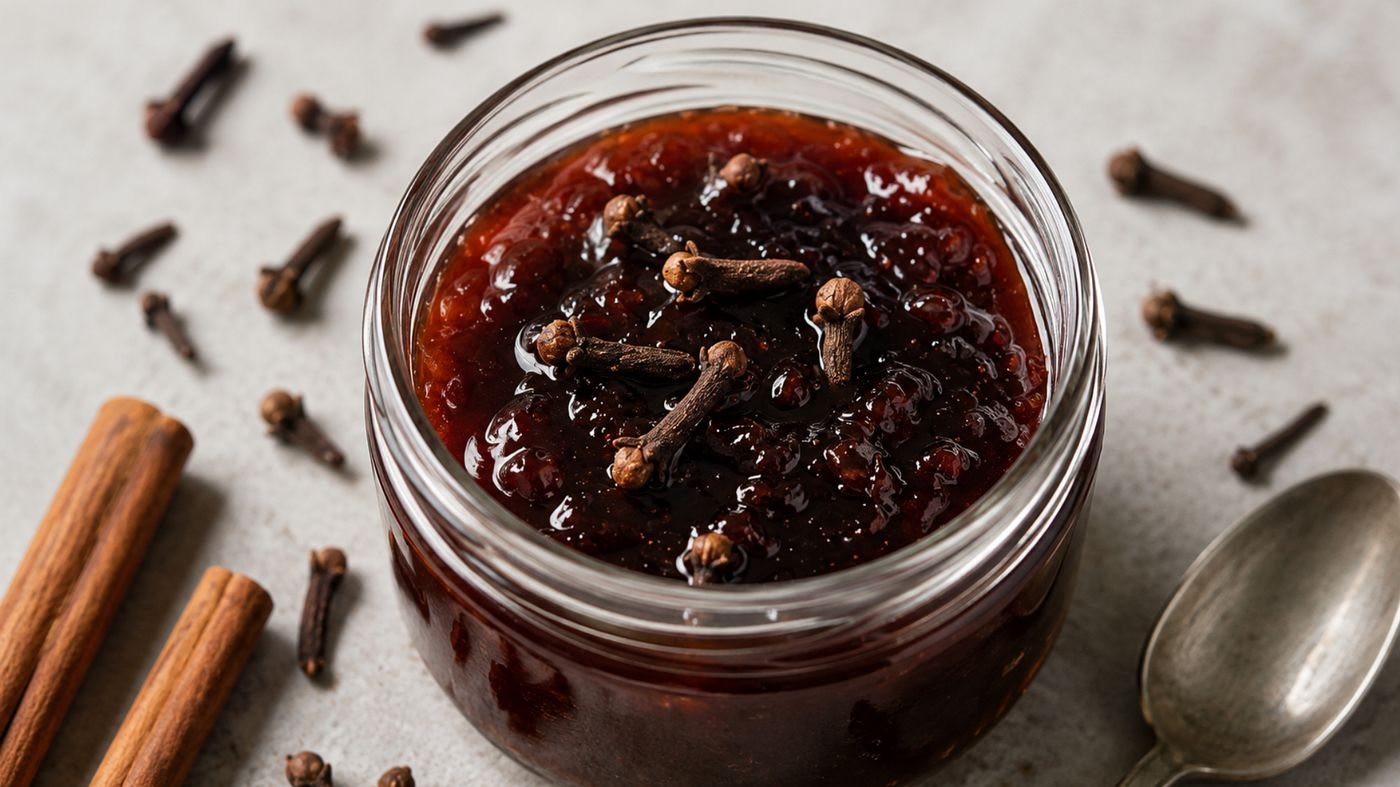 Een zelfgemaakte compote met kruidnagel en kaneel: de smaak van winterse middagen
