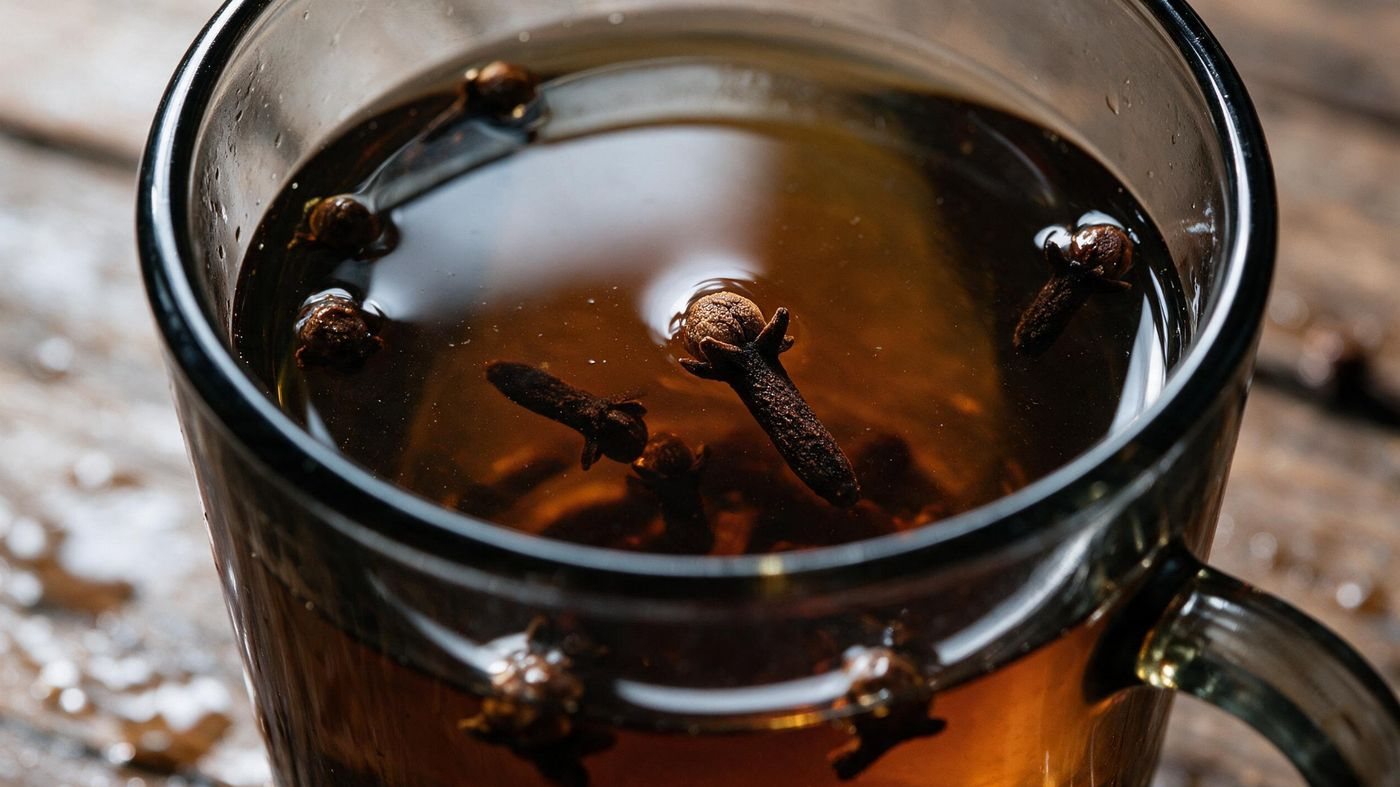 Hele kruidnagel geeft zijn aroma beetje bij beetje af aan warme dranken en bouillons